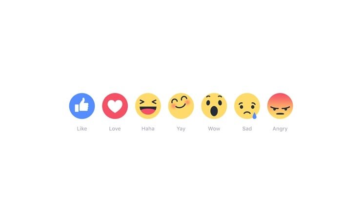 Niente più “Mi piace”, Facebook si converte a Reactions