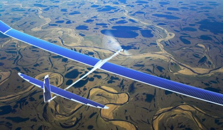 Google: al via i test sui droni solari per la rete 5g