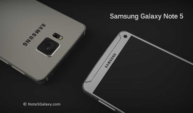 Samsung Galaxy Note 5 verrà presentato il 12 agosto